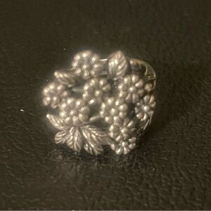 Floral 925 Sterling Silver Ring